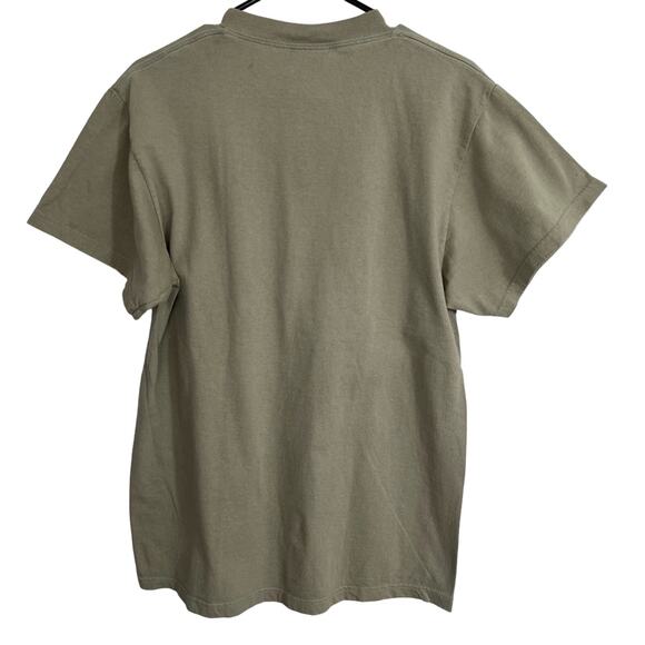 Cranke Boy VINTAGE Skater Streetwear Shirt Jester Clown Olive Mens Large 3D Rare - Picture 2 of 6